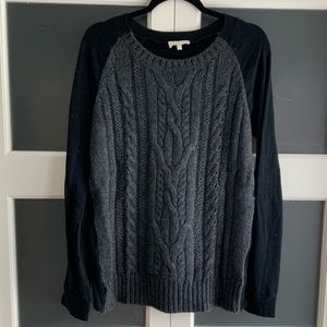 Maille mixed fabric sweater size L